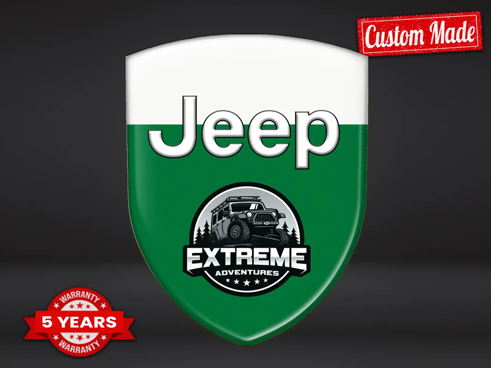 Jeep Stoßstangen Aufkleber Druck Pro Max Haltbar Modern